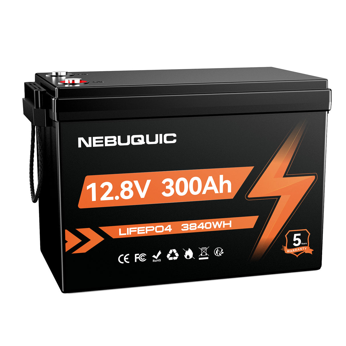 12V 300Ah LiFePO4 Lithium Battery, 200A BMS Deep Cycle Battery, EV Grade A+ Battery Cells, Low-Temp Protection, 12 Volt Lithium Batteries for RV, Truck, Kayak, Solar, Camper