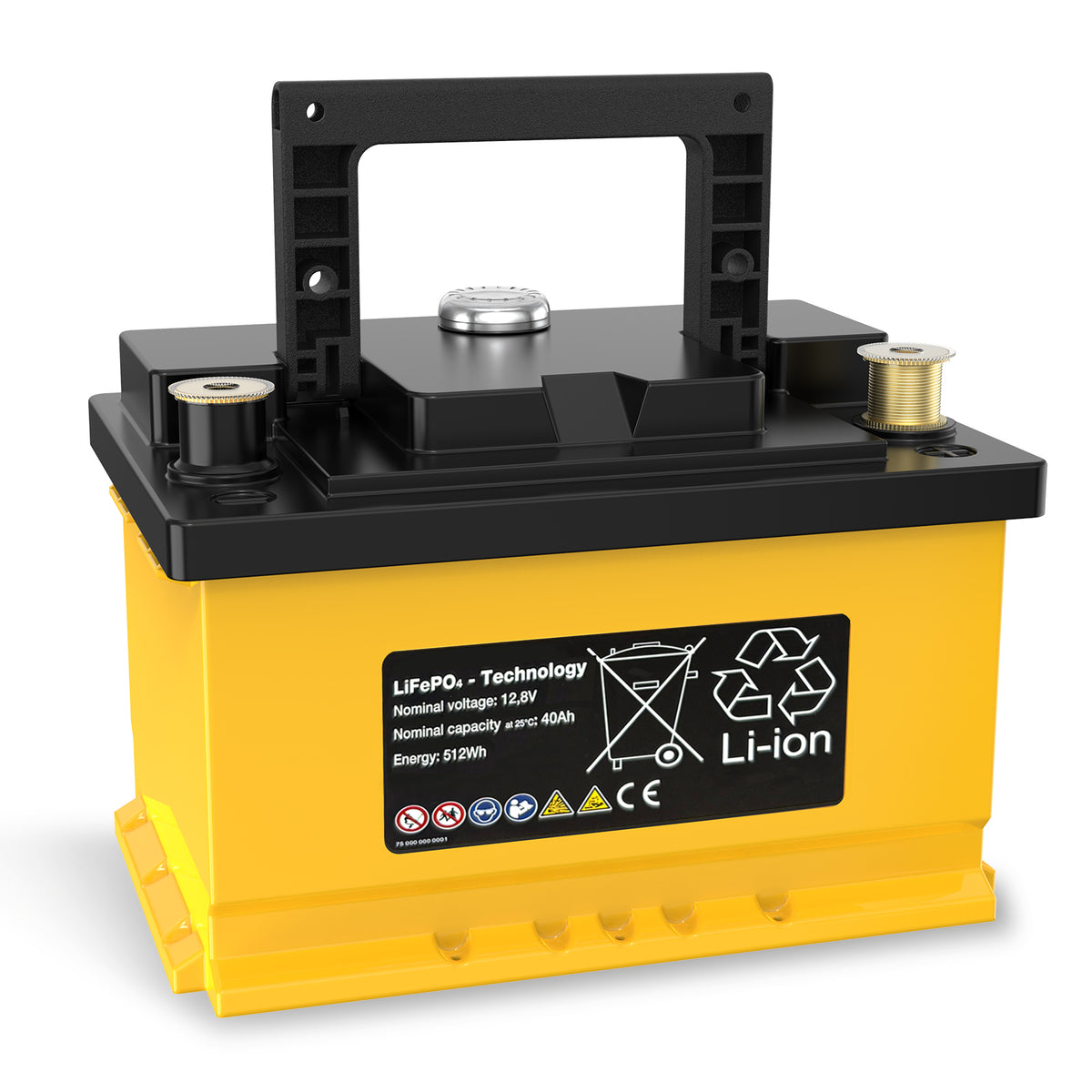 12V 40Ah LiFePO4 Start and Stop Car Battery