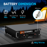 48V(51.2V) 100Ah LiFePO4 Server Rack Battery